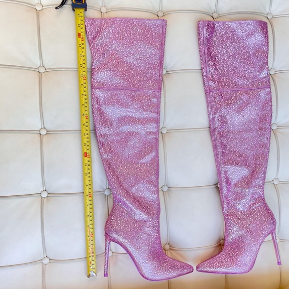 Steve Madden Vivianne Pink Rhinestone 